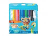 Набір фломастерів Color Kids 12 кольорів EC161-12 Deli