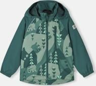 Куртка детская унисекс Reima Vermo р.128 зеленый 5100460B-7952