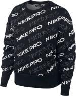 Свитшот Nike W NP CLN FLEECE CREW PRT CJ3588-010 р. M черный