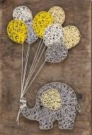 Набор для творчества стринг-арт Слоненок ABC-003 Абрис Арт