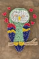 Набор для творчества стринг-арт Сова ABC-004 Абрис Арт