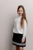 Юбка ART KNIT пліссе "Cotton" р.140-146 черный с белым Юбка ART KNIT пліссе "Cotton" р.140-146 черный с белым