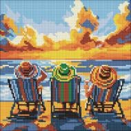 Алмазная мозаика Отпуск с подругами ©art_selena_ua Ideyka