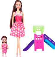 Кукла Ася и маленькая кукла на горке 35141