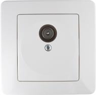 Розетка TV TEM Ekonomik TVR 0dB белый 4317779