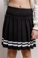 Спідниця ART KNIT пліссе "Cotton" р.128-134 чорний із білим
