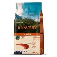 Корм сухой Bravery Lamb Mini Adult для взрослых собак мелких пород с ягненком 7 кг