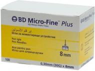 Иголки для шприц-ручки BD Micro-Fine Plus 30G (0.30 x 8 мм) 1 шт.