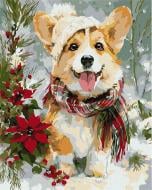 Картина по номерам Счастливый песик ©art_selena_ua 40х50 см Ideyka