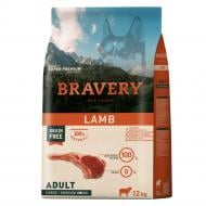 Корм сухой Bravery Lamb Large/Medium Adult для взрослых собак средних и крупных пород с ягненком 12 кг