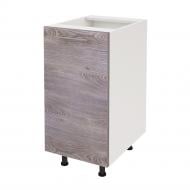 Тумба нижняя Руна МН 400x818x520 мм дуб дымчатый/белый ROKO