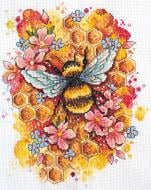 Набор для вышивания крестиком Разнотравье AH-086 200x250 мм Абрис Арт