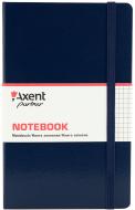 Книга для записей Partner Pro, 130 * 210, 112арк, кл, синяя Axent