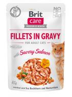 Консерва для котов Brit Care филе лосося в соусе 85 г