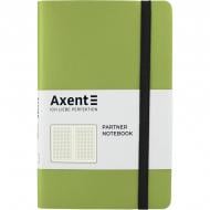 Книга для записей Partner Soft, 125 * 195, 96л, кл, салатовая Axent