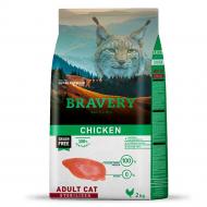 Корм сухой для стерилизованных котов Bravery Chicken Adult Cat Sterilized с курицей 2 кг