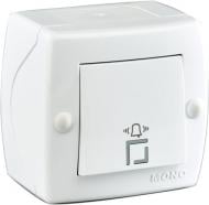 Кнопка звонка Mono Octans без подсветки белый 104-010101-107