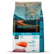 Корм сухой для стерилизованных котов Bravery Salmon Adult Cat Sterilized с лососем 2 кг