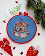 Набор для вышивания крестиком Обними меня AHM-027 150х150 мм Абрис Арт Набор для вышивания крестиком Обними меня AHM-027 150х150 мм Абрис Арт