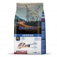 Корм сухой для стерилизованных котов Bravery Herring Adult Cat Sterilizedс сельдью 2 кг