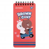 Блокнот 80х160/60 Line Friends Brown&Cony YES