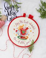 Набор для вышивания крестиком Сладкий апельсинчик AHM-029 150х150 мм Абрис Арт