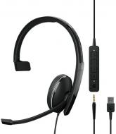 Гарнитура Sennheiser Adapt 135 II Mono USB black (1000914)
