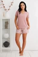 Футболка женская Roksana PETALINE 1901/16529 р. 46 пудровый