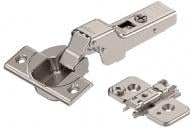 Петля полунакладная Blum 110° CLIP top с монтажной планкой без доводчика 70T3650.TL + 173H7100