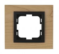 Рамка одноместная Mono Style Wood универсальная клен 107-520000-160