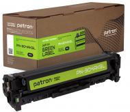 Картридж лазерний Patron сумісний HP 304A (CC530A) Green Label, (PN-304AKGL) black