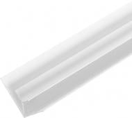 Профиль монтажный ПВХ угол внутренний EP001 белый глянец