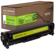 Картридж лазерный Patron совместимый HP 304A (CC531A) Green Label, (PN-304ACGL) blue