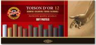 Пастель суха Toison Dor коричневі відтінки Koh-i-Noor 01530 12 кольорів