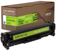 Картридж лазерный Patron совместимый HP 304A (CC532A) Green Label, (PN-304AYGL) yellow