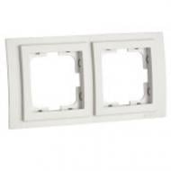 Рамка двухместная Mono Despina универсальная слоновая кость 102-010000-161