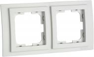 Рамка двухместная Mono Larissa универсальная белый 103-191900-161
