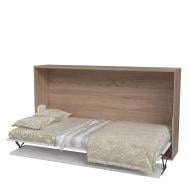 Ліжко-стіл Helfer 90x200 см дуб сонома/німфея альба 