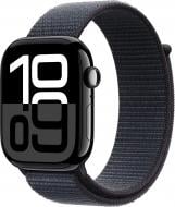 Смарт-годинник Apple Watch Series 10 GPS + Cellular 42mm Jet Black Aluminium Case with Ink Sport Loop (MWX83QH/A)