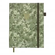 Дневник датированный 2026 MILITARY A5 хаки иск шкіра Forme A5 2026 зеленый хаки