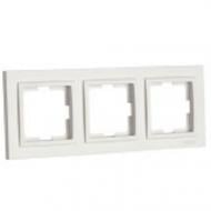 Рамка трехместная Mono Despina универсальная слоновая кость 102-010000-162