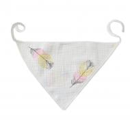 Слинявчик Blanka Пір’ячко білий 14298 Слинявчик Blanka Пір’ячко білий 14298