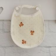 Слинявчик-фартух Blanka Ведмедик бежевий 14314 Слинявчик-фартух Blanka Ведмедик бежевий 14314