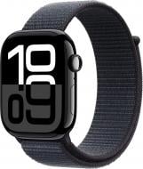 Смарт-годинник Apple Watch Series 10 GPS + Cellular 46mm Jet Black Aluminium Case with Ink Sport Loop (MWY53QH/A)