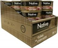 Консерва для котів NATIVE тунець з куркою 24 шт. / 75 г