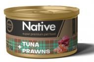 Консерва для котів NATIVE тунець з креветками 75 г