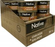 Консерва для котів NATIVE курка з лососем 24 шт. / 75 г