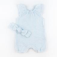 Песочник Dexter`s с повязкой Stripes белый с голубым р.68 d482гб-см