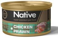 Консерва для котов NATIVE курица с креветками 75 г