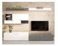 Гостиная Кубика нимфея альба/графит